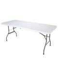 Bas prix meubles d&#39;extérieur HDPE pliable table pique-nique en acier cadre pliant table de camping